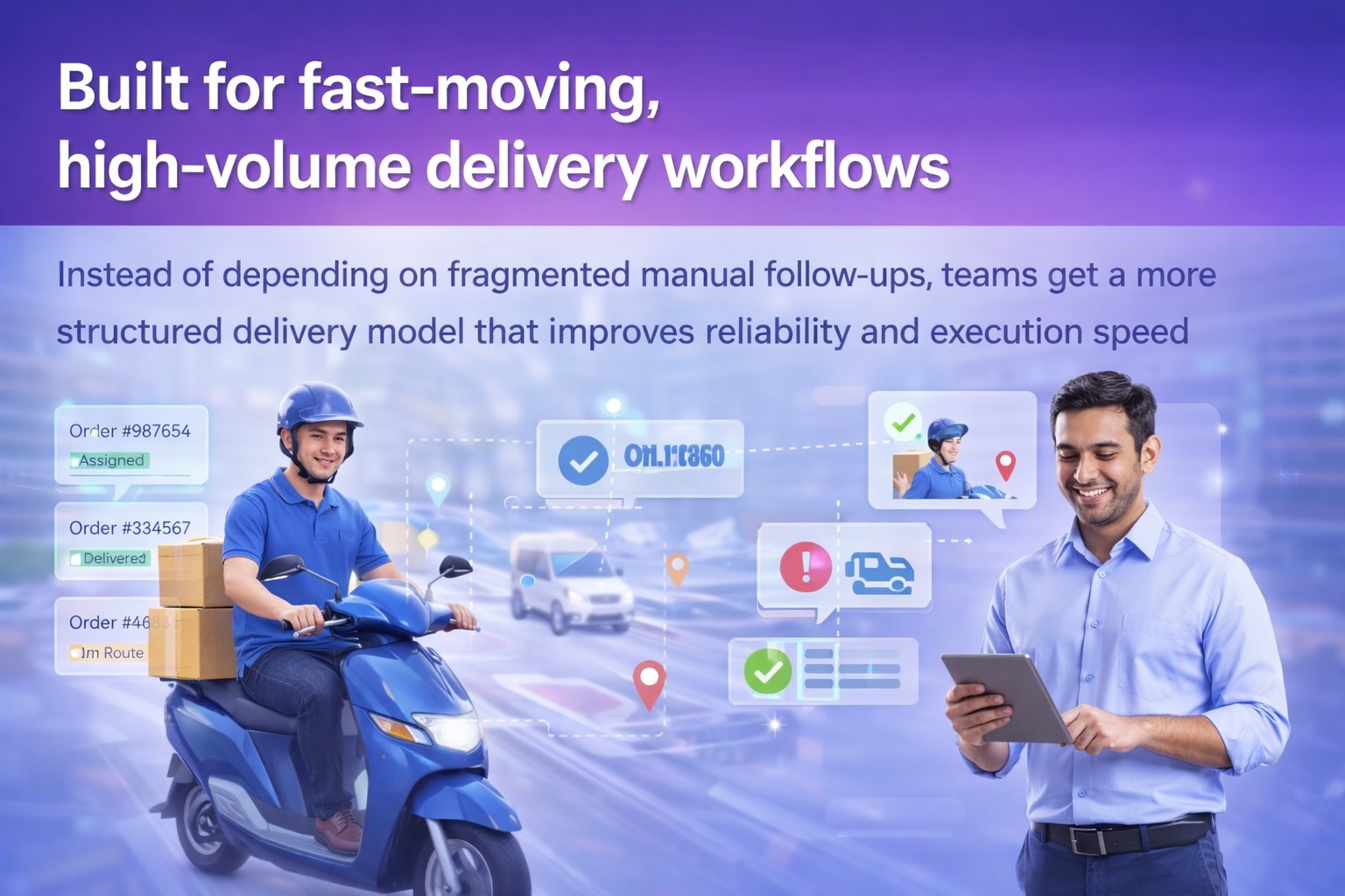 Trade Delivery Boy order fulfilment